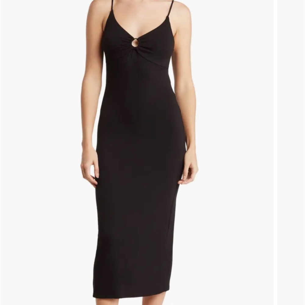 Melrose and Market Black midi Dress